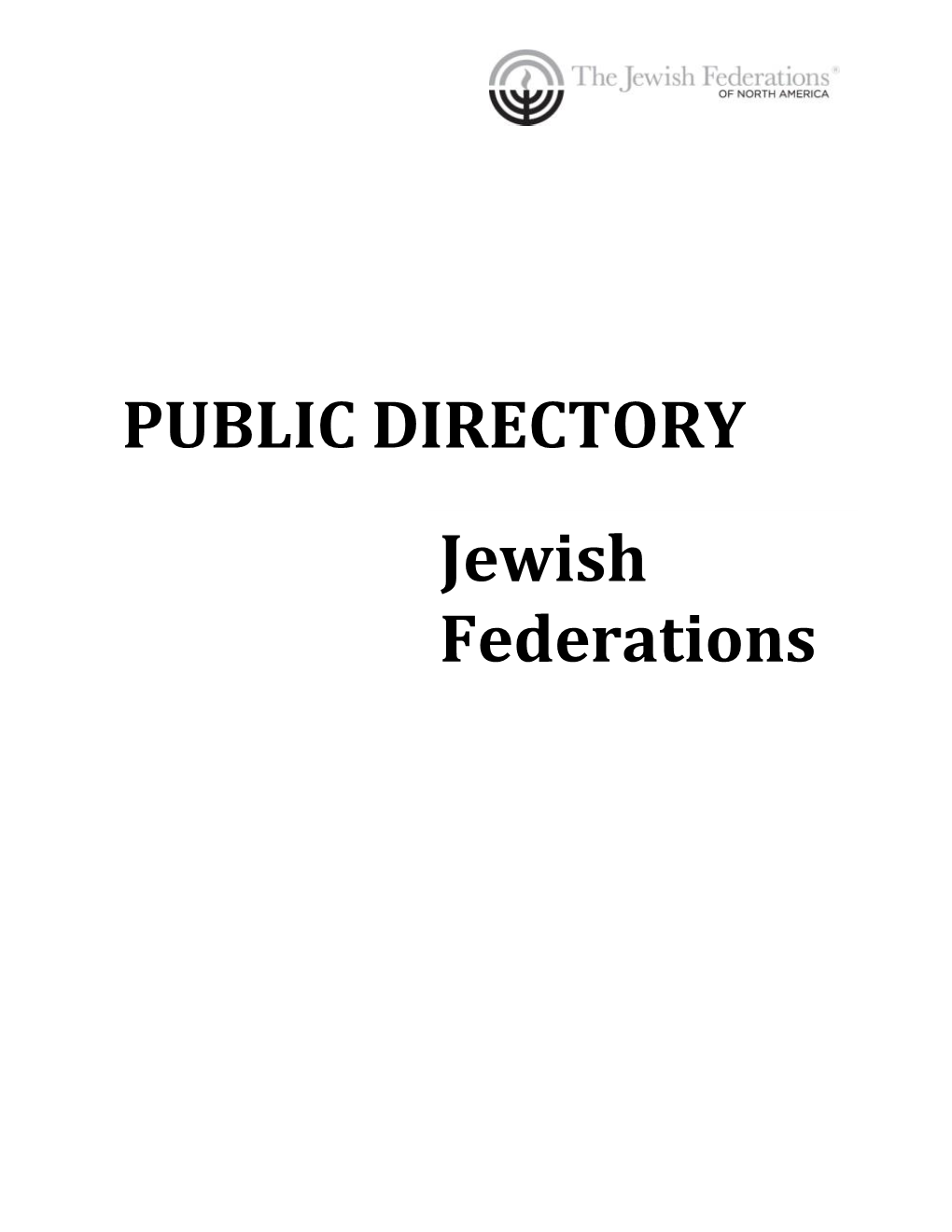 Jewish Federations of North America Leadership