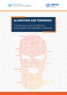 Algorithms and Terrorism: the Malicious Use of Artificial