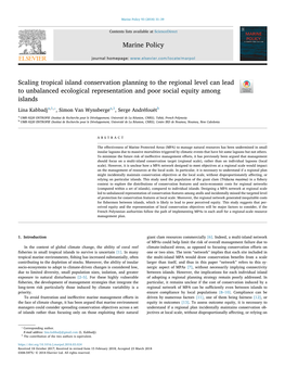 Scaling Tropical Island Conservation Planning to the Regional Level Can