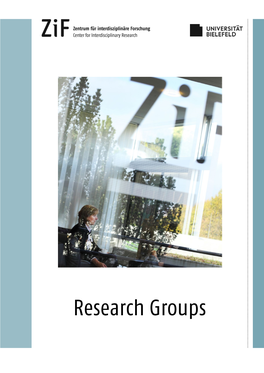 Research Groups Zif Research Groups