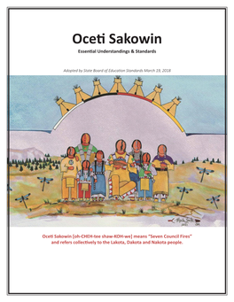 Oceti Sakowin Essential Understandings & Standards (OSEU)