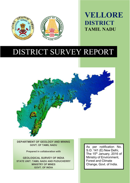 Vellore District Survey Report
