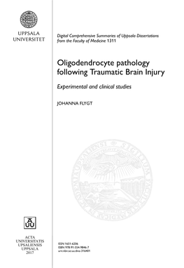 Oligodendrocyte Pathology Following Traumatic Brain Injury