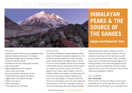 Himalayan Peaks & the Source of the Ganges