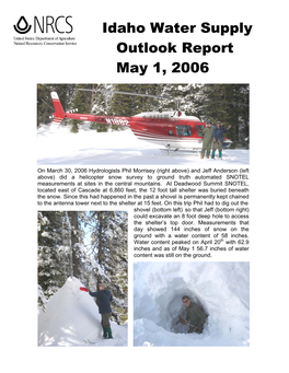 Idaho Water Supply Outlook Report May 1, 2006