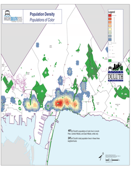 Population Density Populations of Color