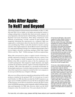 19 Jobs After Apple
