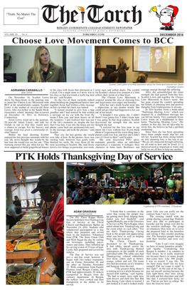 PTK Holds Thanksgiving Day of Service