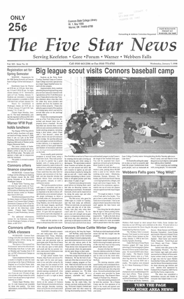 Big League Scout Visits Connors Baseball Camp