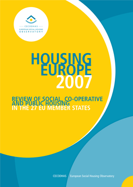 Review of Social, Co-Operative and Public Housing in the 27 Eu Member States