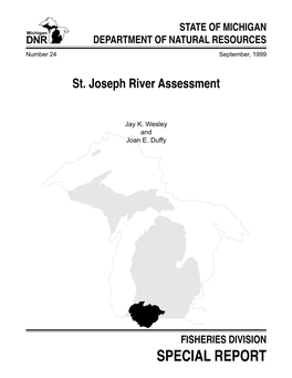 State of Michigan Department of Natural Resources