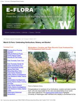 E-Flora ~ University of Washington Botanic Gardens