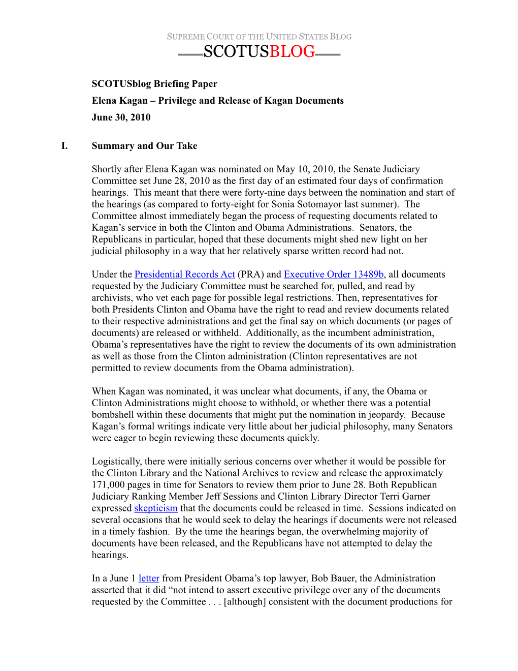 Kagan-Issues Privilege-June-301.Pdf