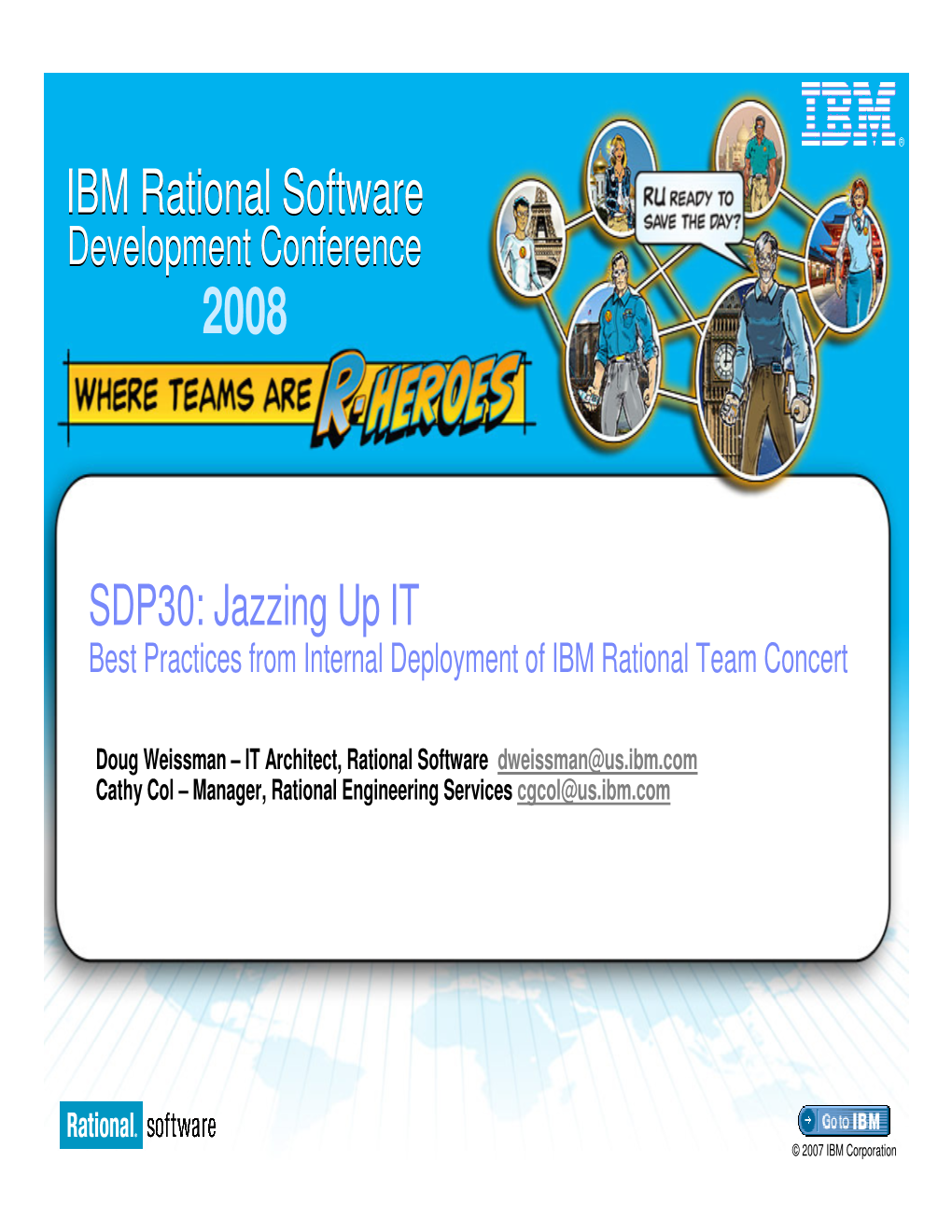 IBM Rational Software IBM Rational Software