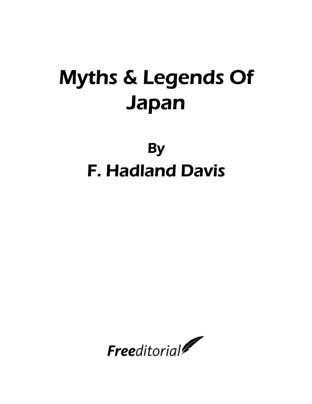 Myths & Legends of Japan