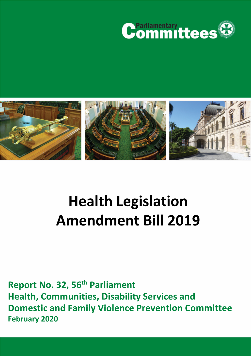 Health Legislation Amendment Bill 2019