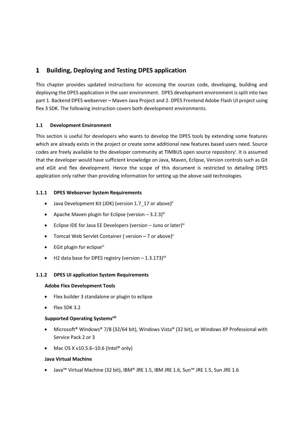 Building, Deploying and Testing DPES Application