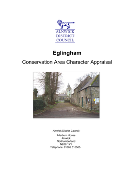 Eglingham Conservation Area Appraisal Page 1