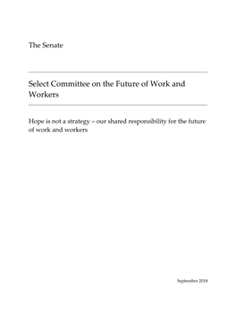 Our Shared Responsibility for the Future of Work and Workers