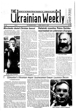 The Ukrainian Weekly 1985, No.34