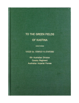 To the Green Fields of Kastina