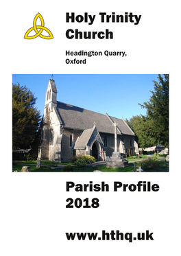 Holy Trinity Church Parish Profile 2018