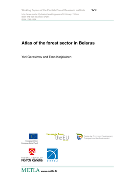 Atlas of the Forest Sector in Belarus