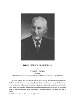 Jakob Nielsen in Memoriam