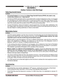GS PAPER 1 Indian Culture and Heritage