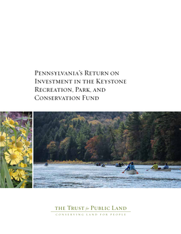 Pennsylvania's Return on Investment in the Keystone Recreation, Park