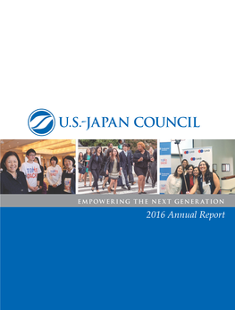 2016 Annual Report T Able of Contents