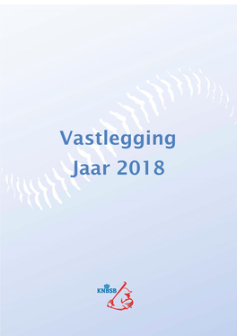Vastlegging Jaar 2018