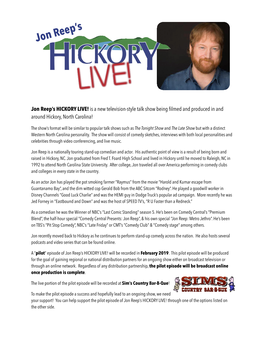 Hickory LIVE Sponsorships