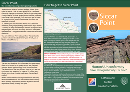 Siccar Point, the World’S Most Important Geological Site How to Get to Siccar Point