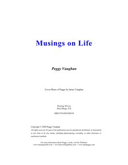 Free PDF of Musings on Life