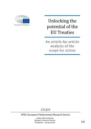 Unlocking the Potential of the EU Treaties: an Article