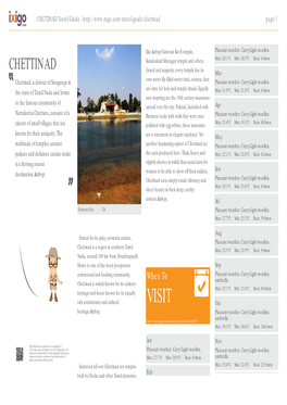 CHETTINAD Travel Guide - Page 1