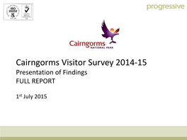 Cairngorms National Park Visitor Survey 2014/15
