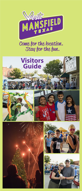 Visitors Guide Welcome to Mansfield, Texas