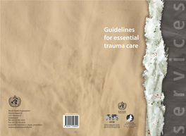 Guidelines for Essential Trauma Care