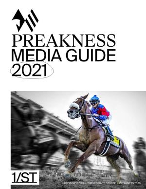 Preakness Media Guide 2021