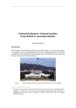Papers on Parliament