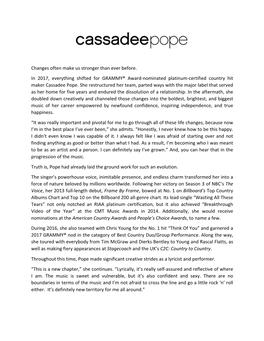 REVISED Cassadee
