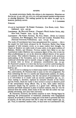 In Textual Correctness, Finally, This Edition Is Also Impressive. Misprints Are Few (On Pp. 37,40,128,147,210,212,216) and Conce