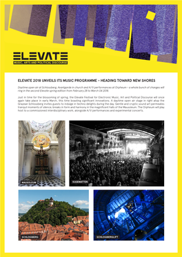 Elevate Festival 2018