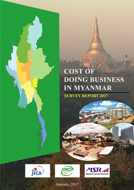 Cost of Doing Business in Myanmar Survey Report 20