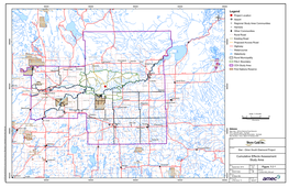 Cumulative Effects Assessment Study Area Legend
