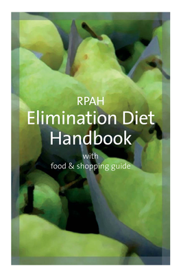 RPAH Elimination Diet Handbook with Shopping Guide