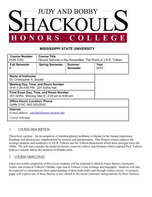 Shackouls Honor College