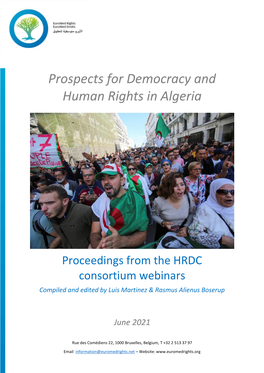 Prospects for Democracy and Human Rights in Algeria